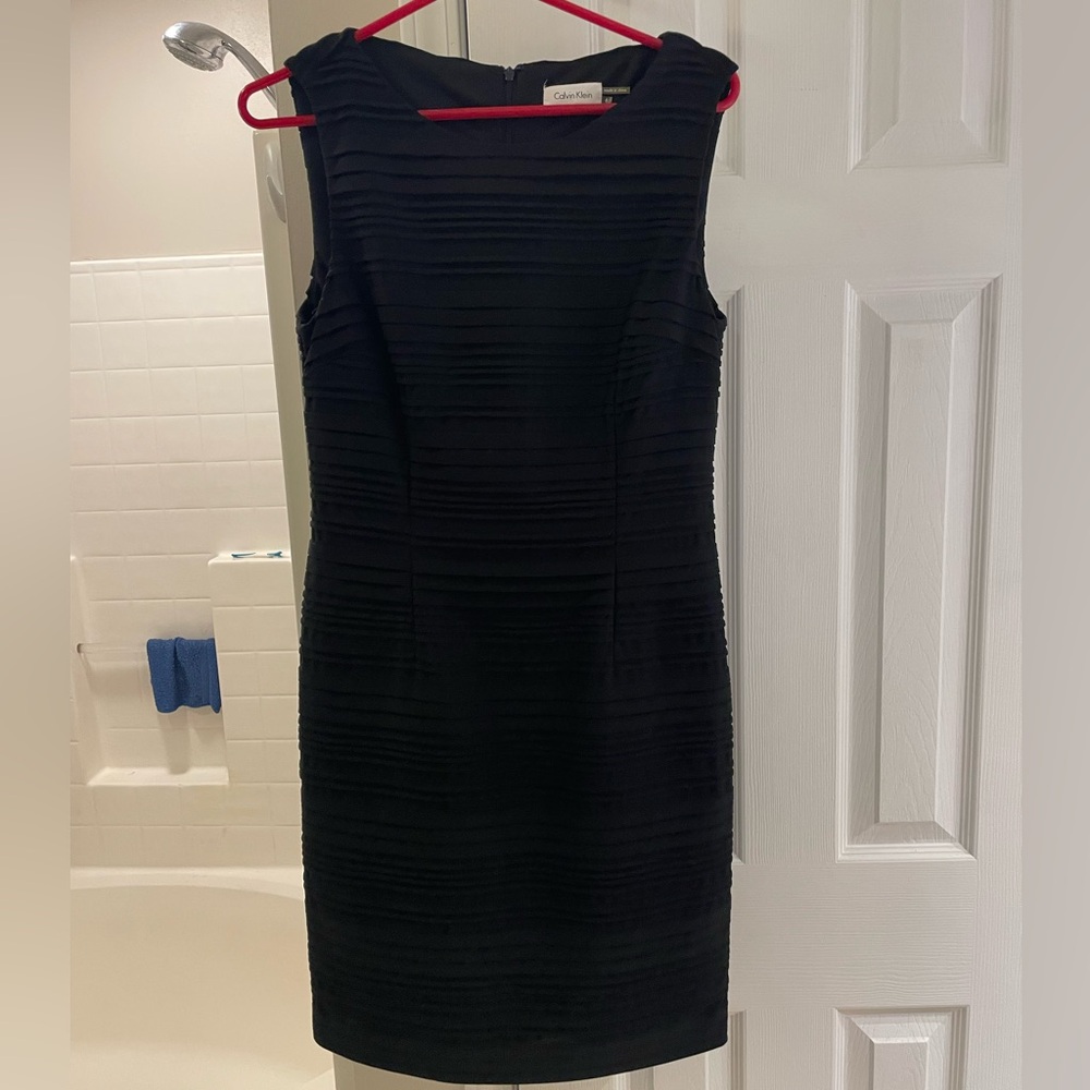 Calvin Klein Little Black Dress Bodycon workwear size‎ 6